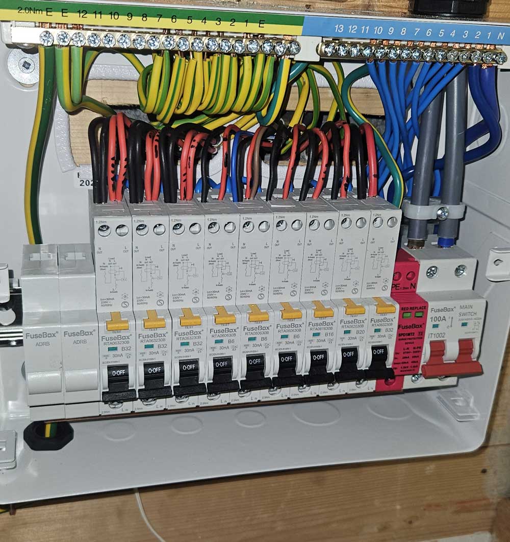 Hawkins Electrical Contracts fuse box